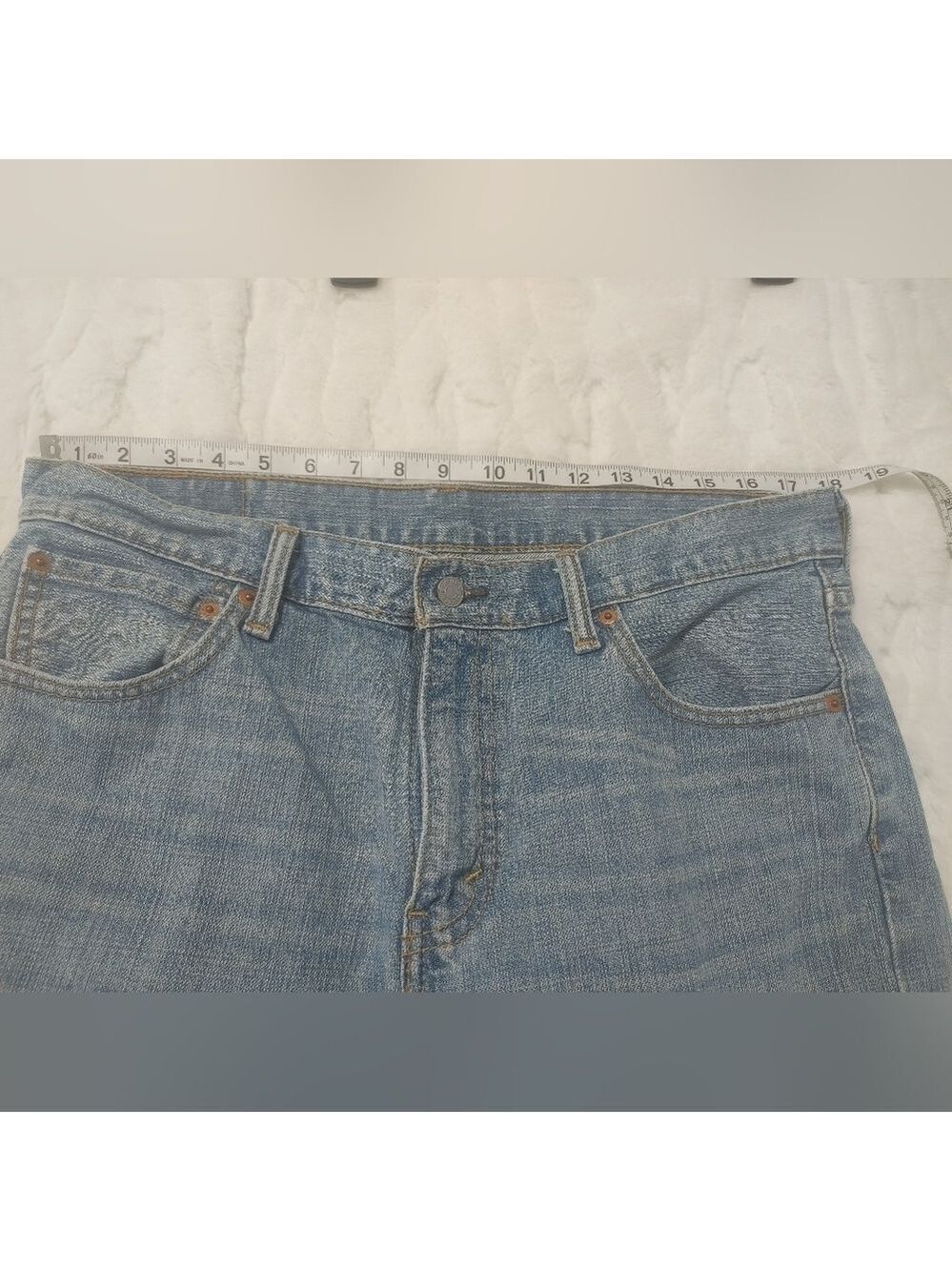 Classic Men's Levi's 527 Bootcut Jeans Waist 36 X 34 Length Light Blue - Picture 9 of 10